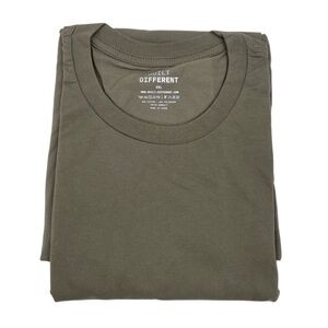 NEW Built Different Crew T-shirt Men's Size 2XL Khaki Green Butter Soft Cotton